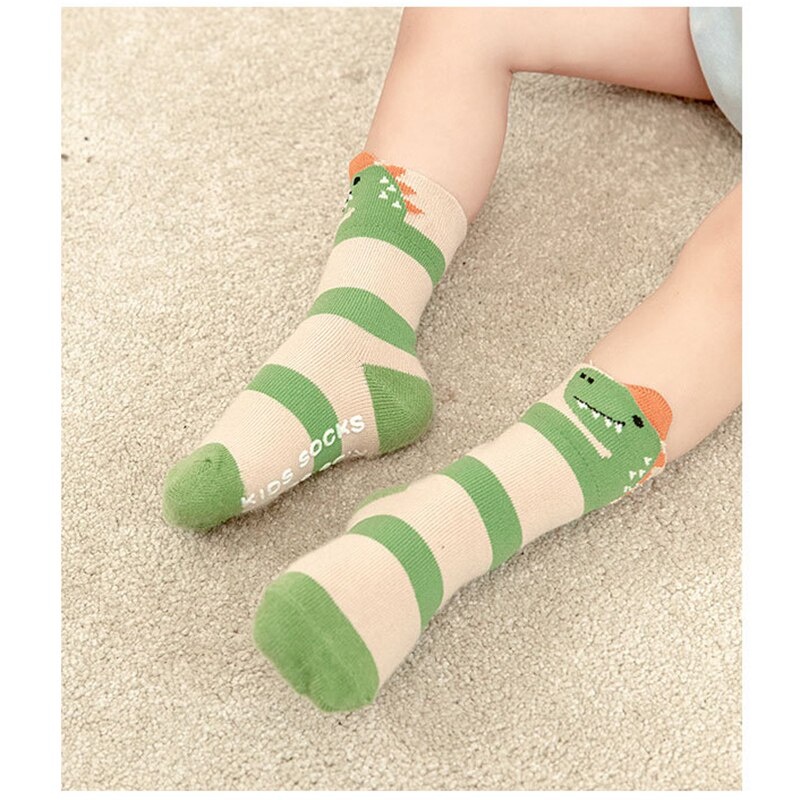 kaos kaki anak usia 0-2 tahun import premium / kaos kaki bayi karakter ANIMAL anti slip