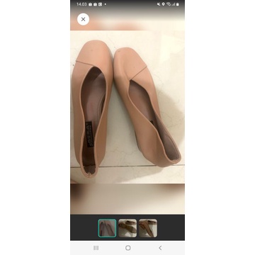 heels kulit preloved