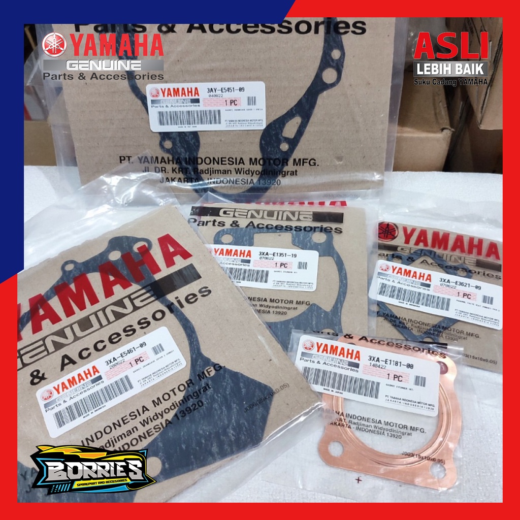 paking set mesin f1zr FizR Original Yamaha 5 bagian