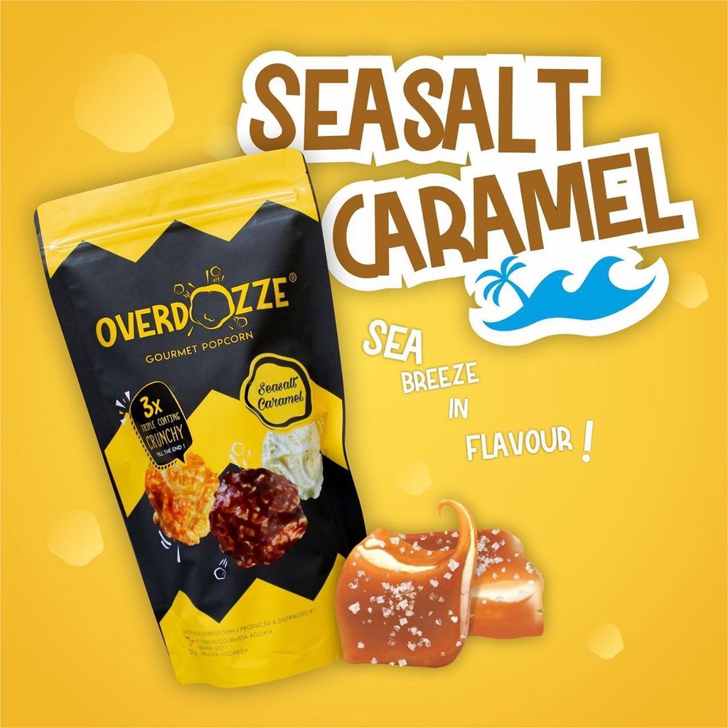 

Overdozze Popcorn SeaSalt Caramel Gourmet Snack