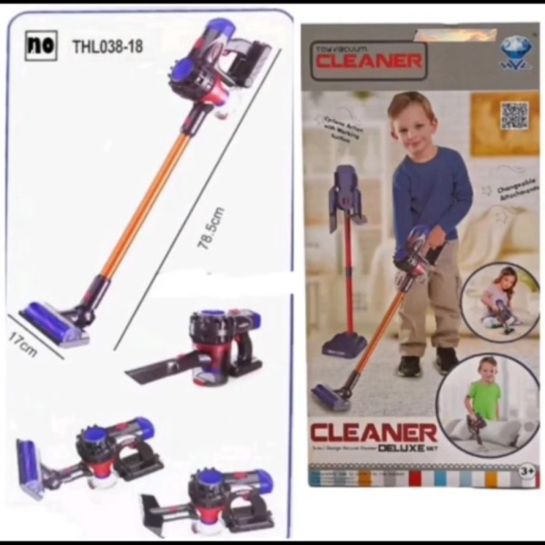 

Dijual mainan vacum cleaner 3 in 1 baterai/mainan anak/mainan edukasi - plus baterai Limited
