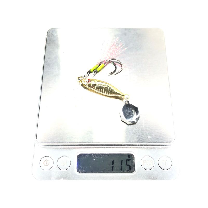 Metal Jig Little Jack Gold 10 Gram + Double Assist