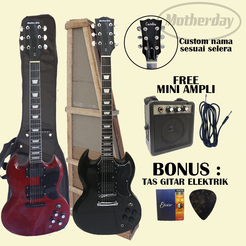 Gitar Listrik Motherday Original Seri SG 200 Best Seller