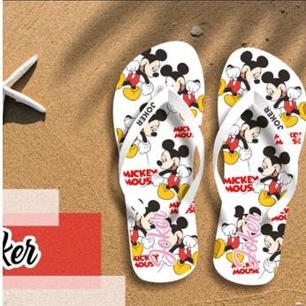 SANDAL JEPIT PRINTING WANITA KARAKTER MONCHERI MIKEY MOUSE