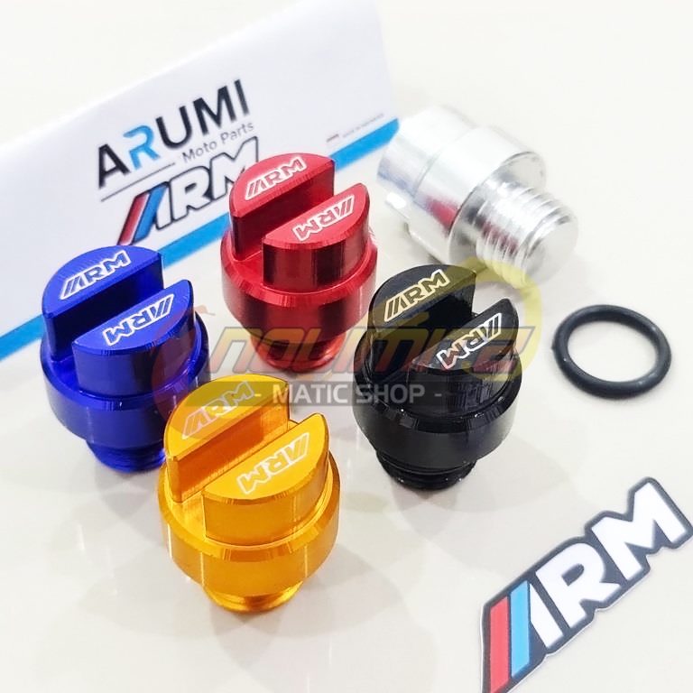 Tutup Oli Mesin ARM Baut Monel CNC Universal NMAX Aerox Vario Beat Scoopy PCX ADV