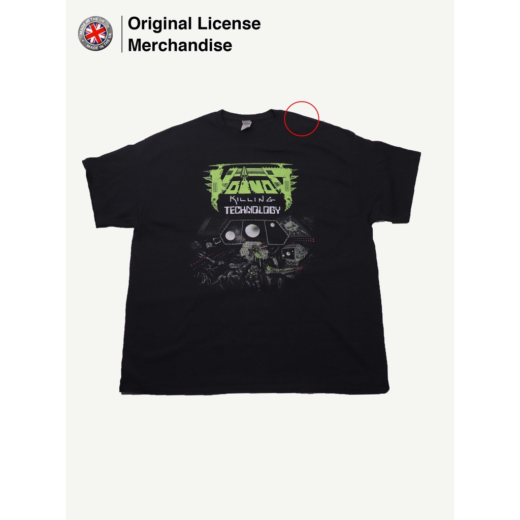 Kaos Baju Pria Wanita Motif Katun VOIVOD Ori Killing Technology Reject