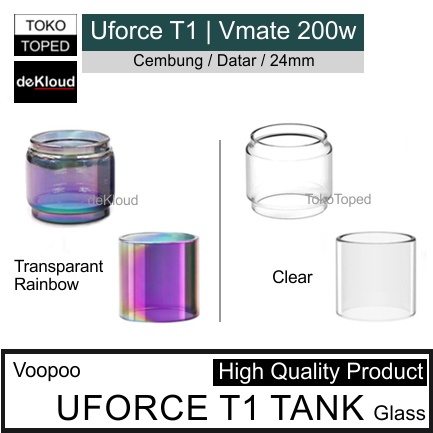 Uforce T1 Replacement Glass | 24mm | kaca tabung