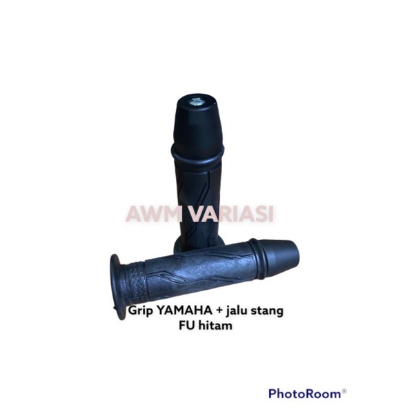 Handgrip handfat Wajik Model Klasik Retro Plus Jalu Stang Hitam Model PCX Universal