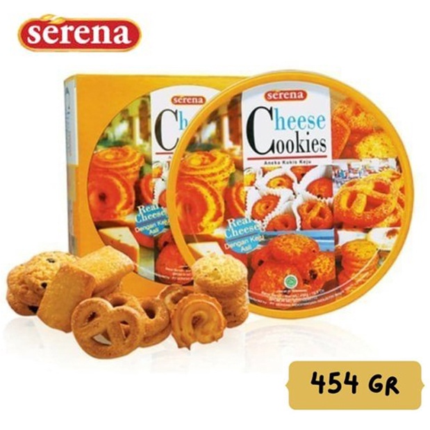 

Serena Cheese Cookies 454g 454 gram biskuit keju