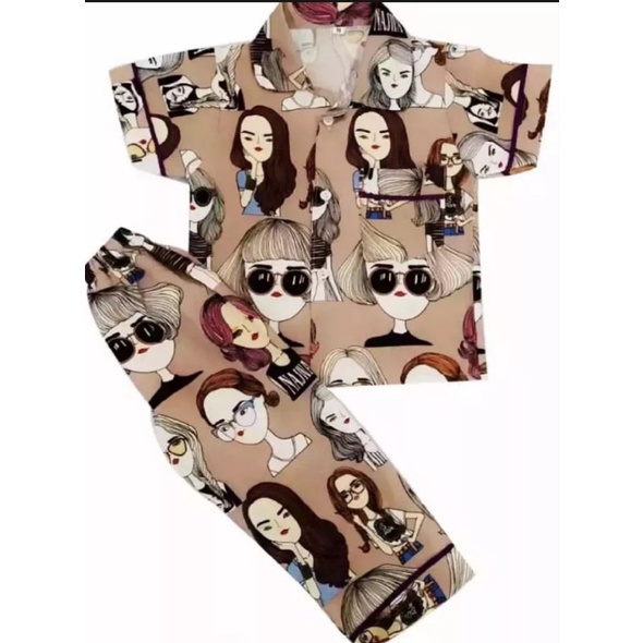 Baju tidur anak motif terbaru lengan pendek anak laki laki perempuan baju tidur anak anak pakaian tidur anak anak stelan  anak baju anak murah