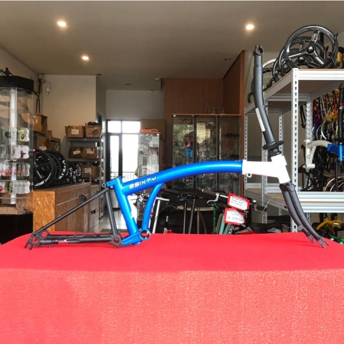 Frame Frame Set Sepeda Lipat 3Sixty 16 Plus 349 Chromoly