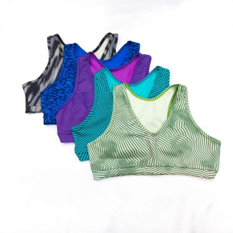 SPORT BRA MOTIF BAHAN LYCRA