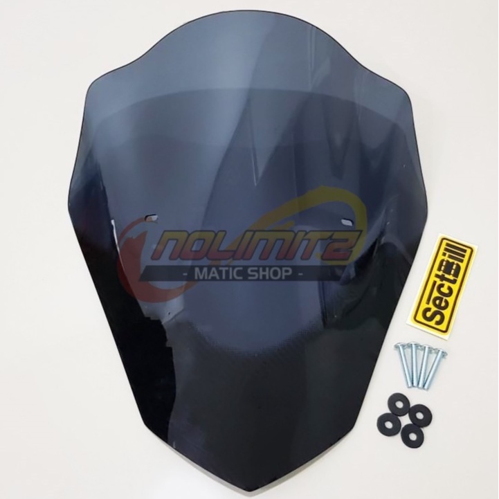 Windshield Sectbill Carbu Bubble Carbon Series Visor Yamaha NMAX OLD