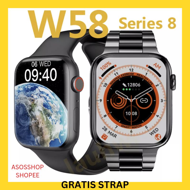 IWO PRO W58 SMARTWATCH SERIES 8 ALWAYS ON DISPLAY 2,13 INCH ORIGINAL