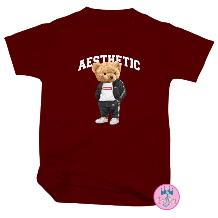 Baju Distro Anak Laki Laki Perempuan BERUANG Lucu Keren Umur 3 4 5 6 7 8 9 10 11 12 Tahun / Kaos Bear Lucu Anak Cowok Cewek