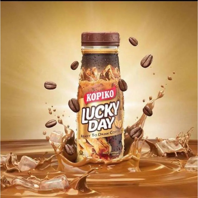 

KOPIKO Minuman Kopi Susu Lucky Day Botol 180ml