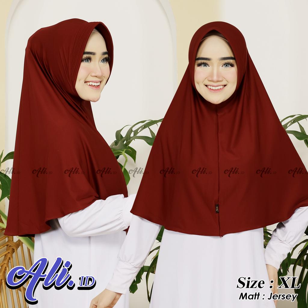 JILBAB BERGO DEWASA UKURAN XL BAHAN JERSEY PREMIUM