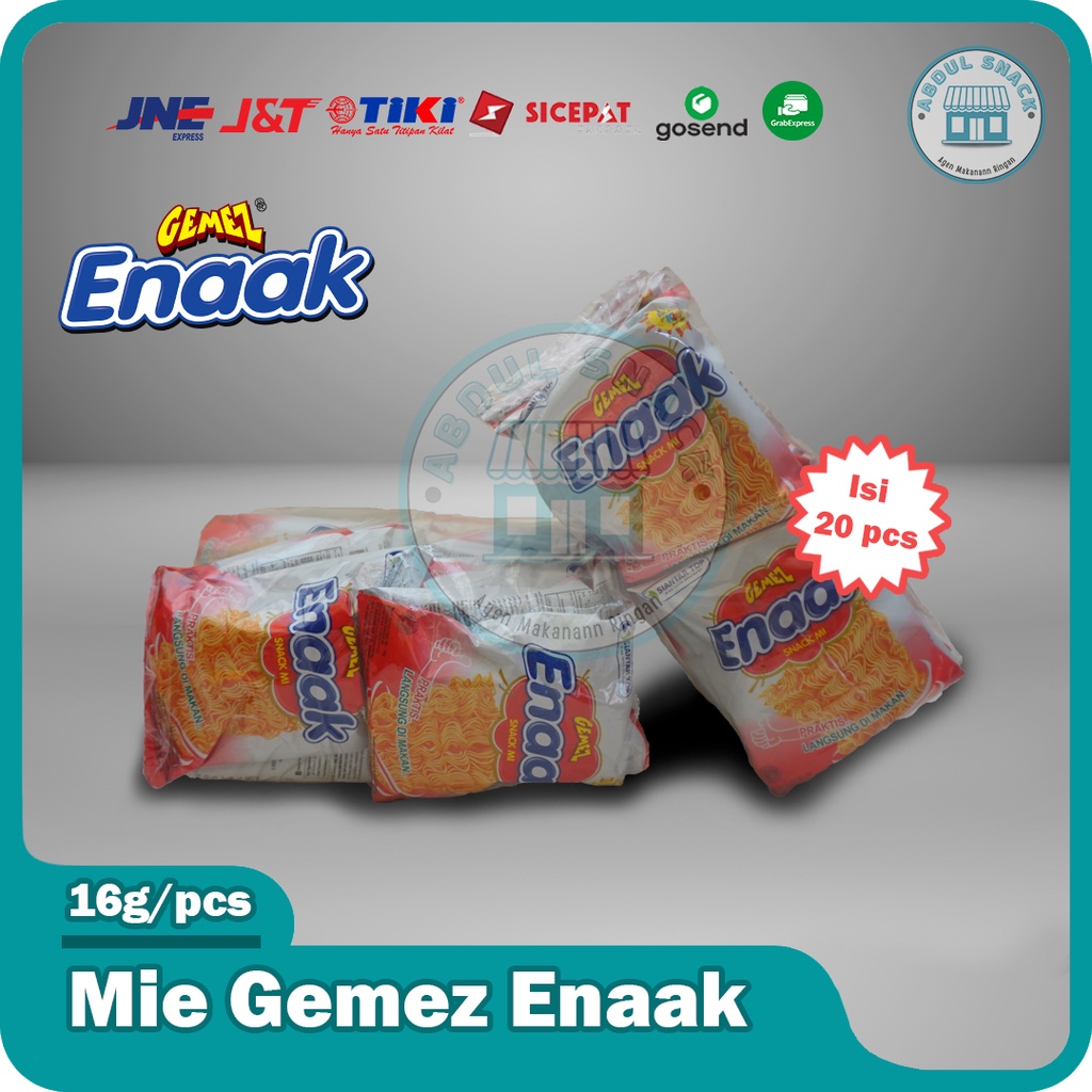 

Mie Gemez Enaak / Mie Gemes Enak 1 Renceng isi 20 pcs