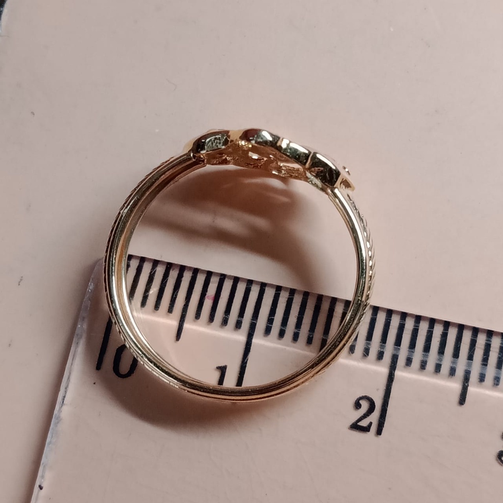 Cincin emas 17K - 1.3 gr kadar 750 - 3903