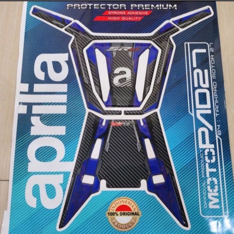 Stiker deck pad Aprilia sticker Tankpad resin premium APRILIA SR-GT200