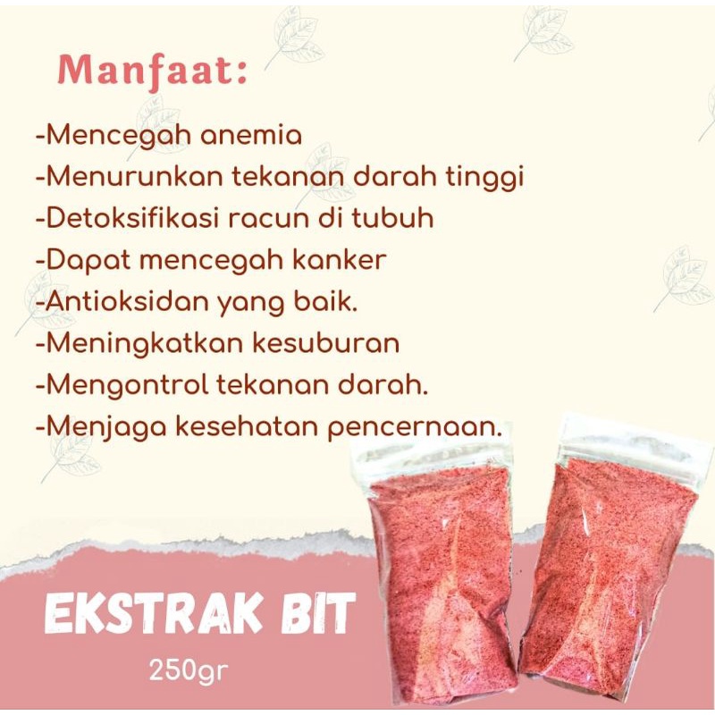 ESTRAK BUAH BIT PENAMBAH DARAH &amp; MENGATASI ANEMIA ALAMI  UNTUK BUMIL