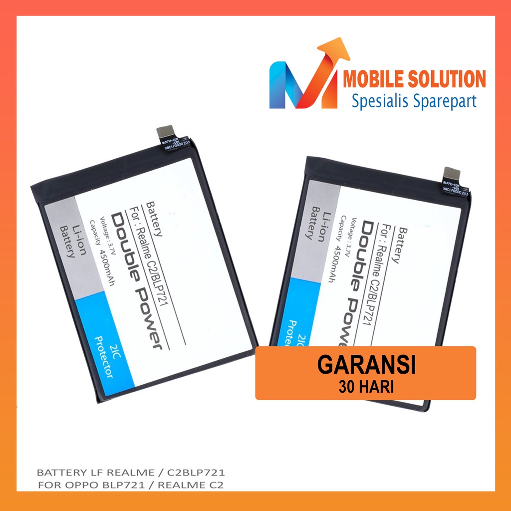 Grosir Baterai Realme C2 / Baterai Oppo BLP721 - Parts Kompatible Dengan Produk Oppo Garansi 1 Bulan + Packing