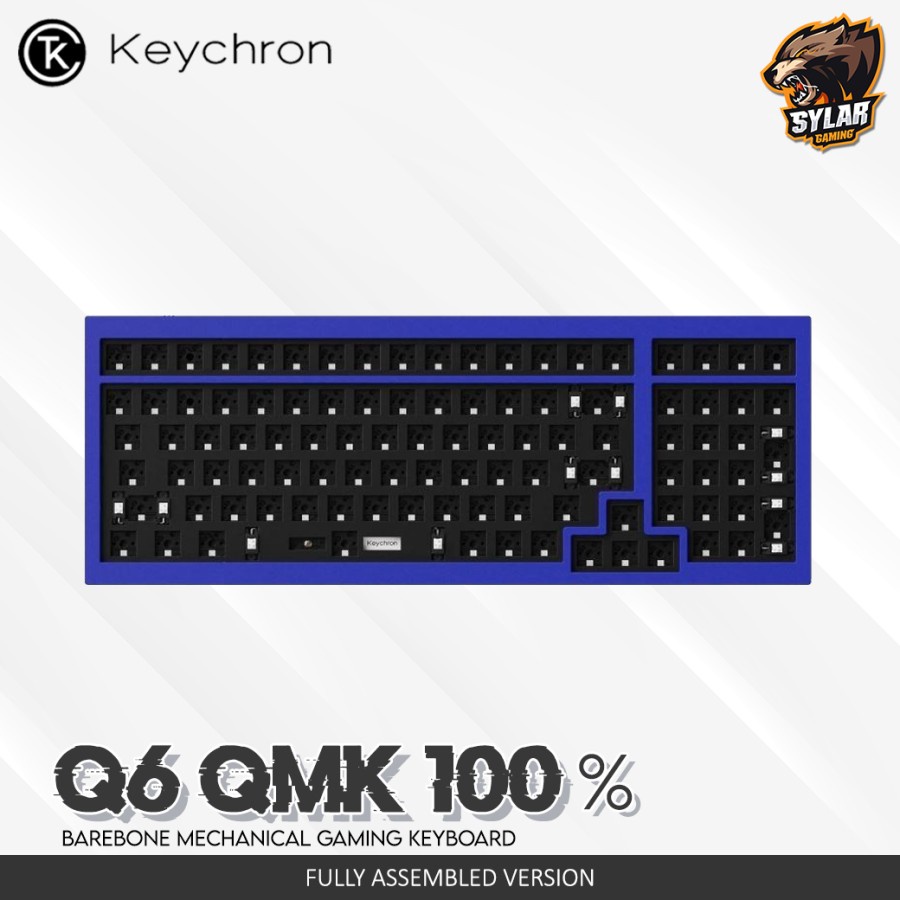 Keychron Q6 Keyboard Mekanis Full-size dengan Switch Gateron G Pro dan RGB Customizable