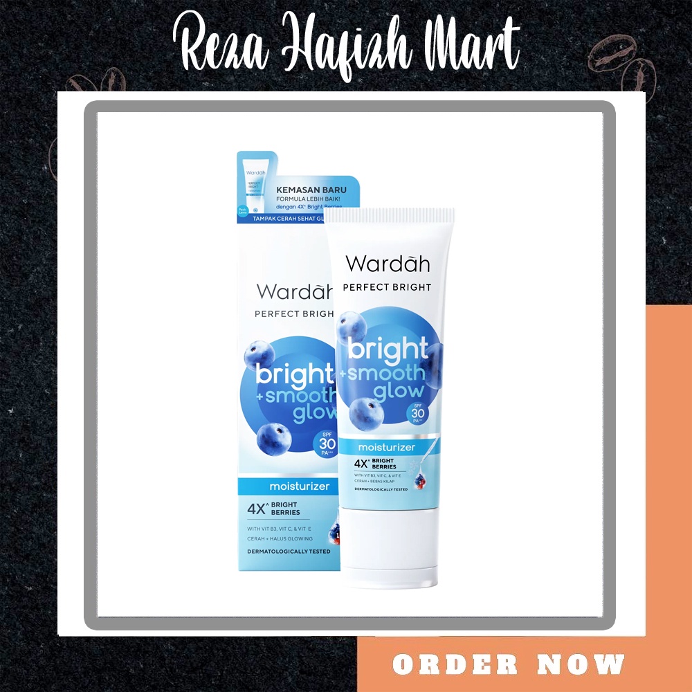 Wardah Perfect Bright Creamy Foam Bright + Smooth Glow 100 ml Paket Twinpack untuk Kulit Normal Keri