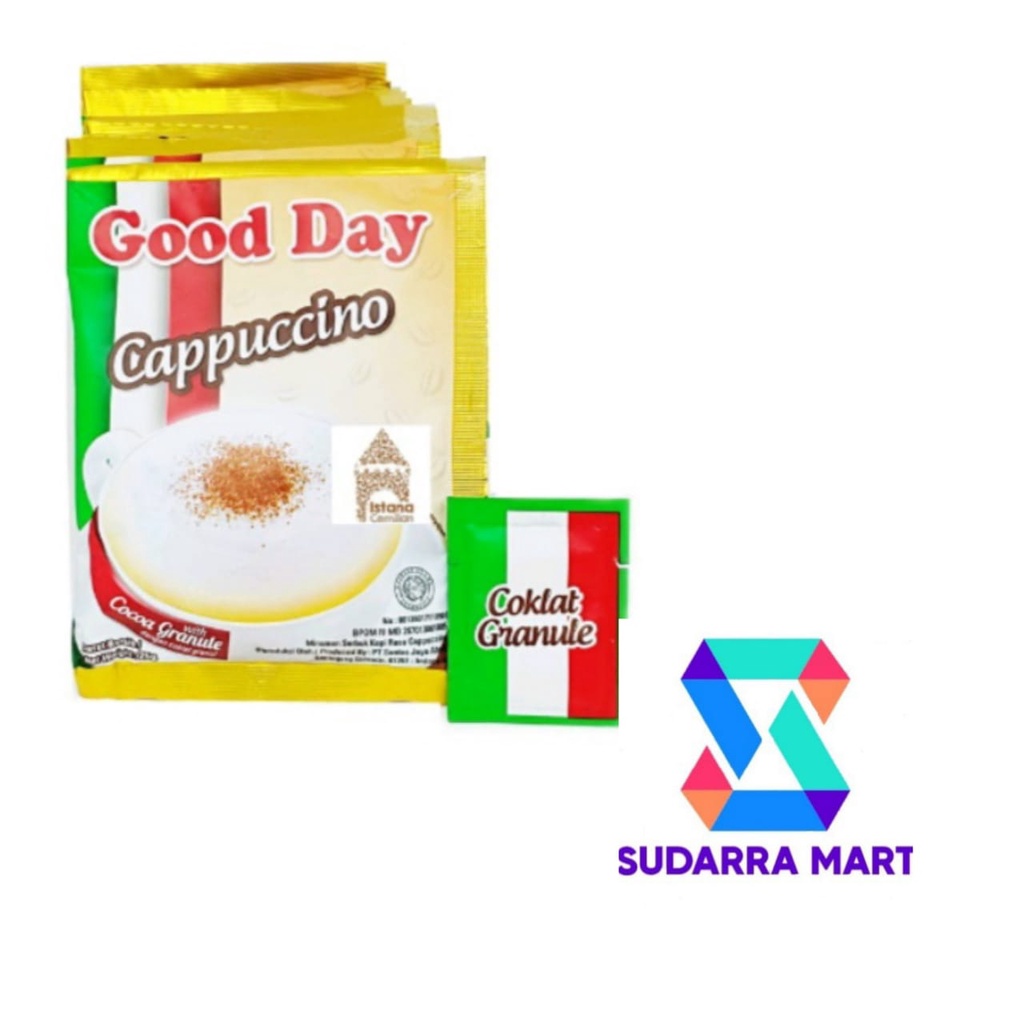 

Good day cappucino renceng/10 sachet