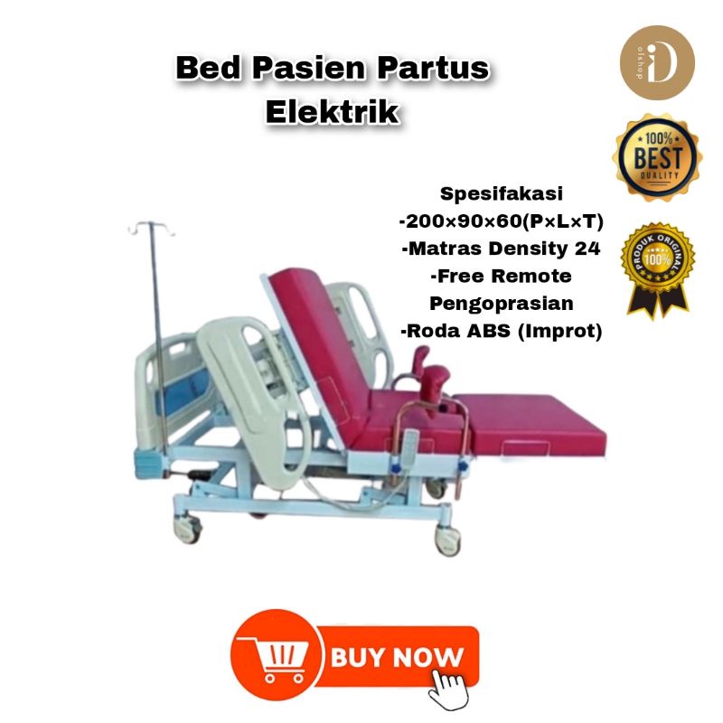 Bed Pasien Partus verlos Elektrik / Ranjang Pasien Partus Verlos Elektrik Rumah Sakit