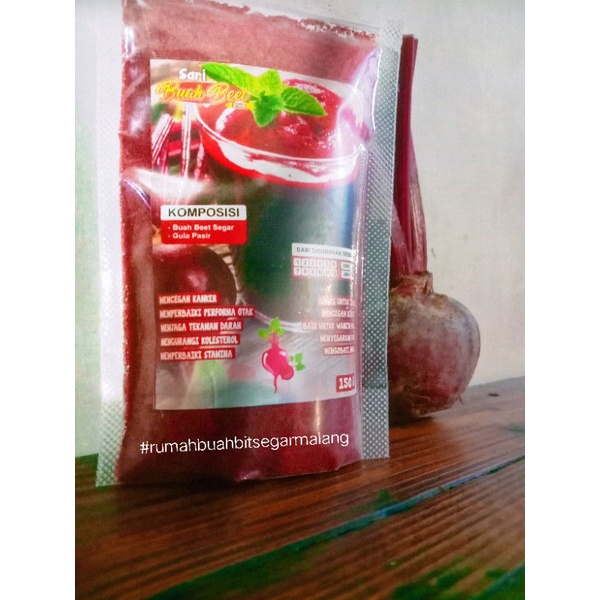 

SARI BUAH BIT POWDER INSTAN TINGGAL SEDUH 150 GRAM
