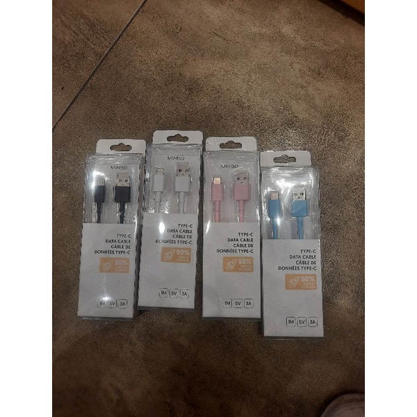 miniso kabel data android type c