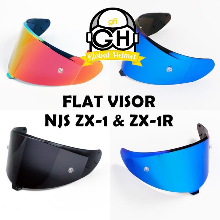 Visor Njs Zx 1R / Kaca Iridium Njs Zx1 R
