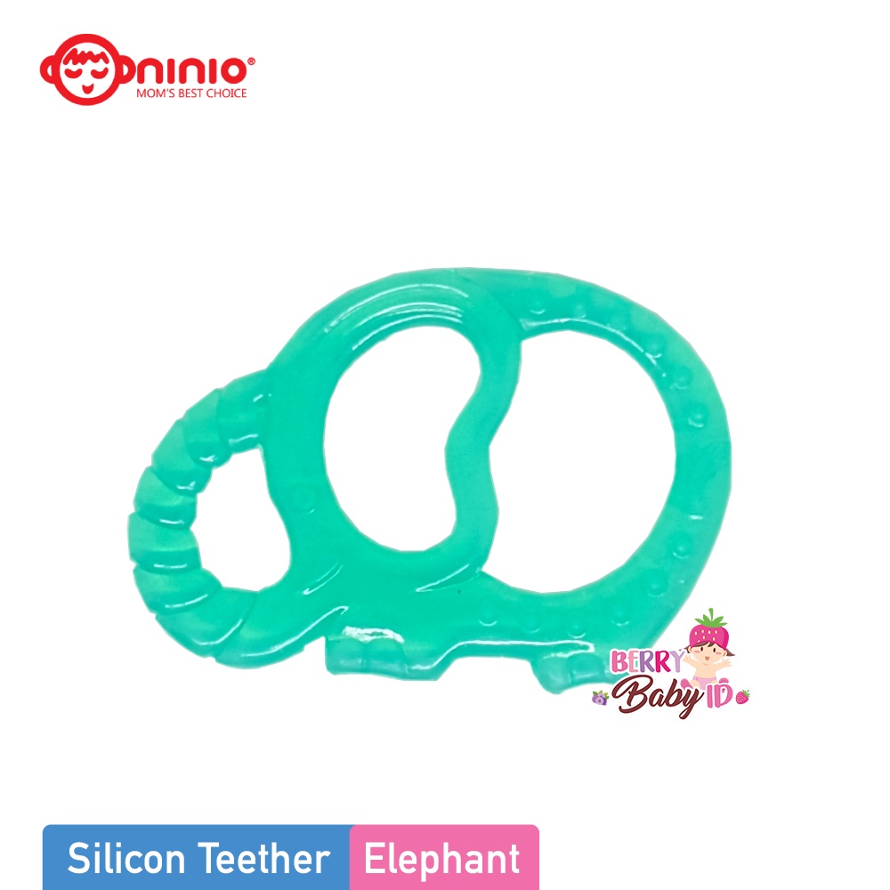 Ninio Silicone Teether Mainan Gigitan Silikon Bayi Anak BPA Free Berry Mart