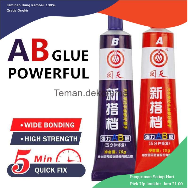 TD - PR2 Kafuter Lem Super Glue A+B Metal Repairing Adhesive Welding Glue 20 g - JS24