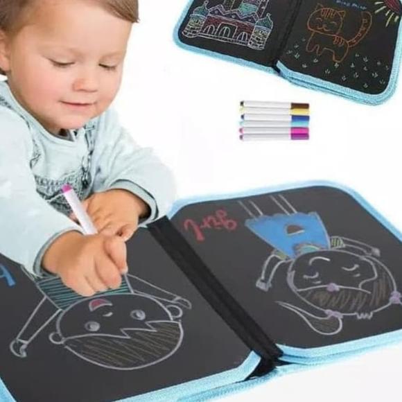 

mainan menggambar anak doodle book buku gambar bisa dihapus