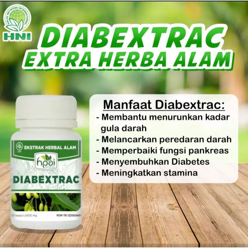 

Diabextrac Extra herbal alami HNI, Kapsul herbal untuk Diabetes