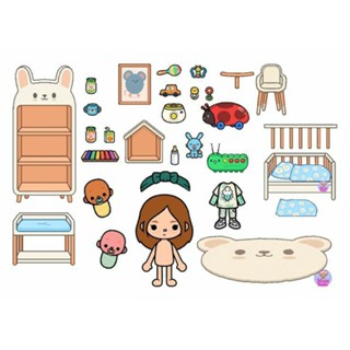 Jual PERLENGKAPAN RUMAH TOCA BOCA MAINAN KERTAS TOCA BOCA BP BPAN TOCA