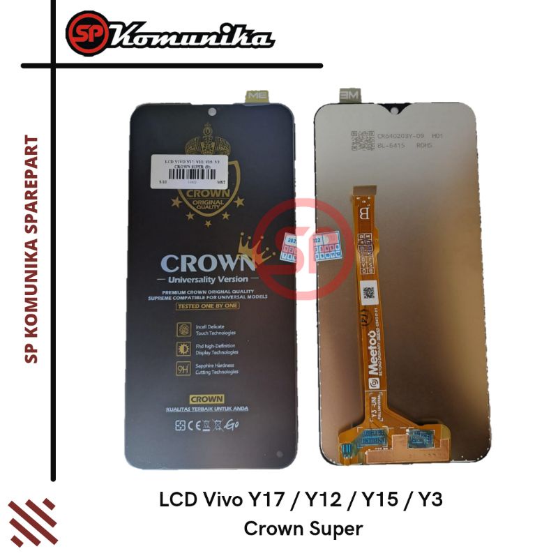 LCD Vivo Y17 / Y12 / Y15 / Y3 Crown Super