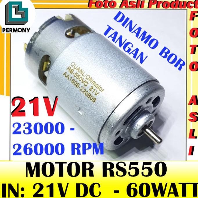 Dinamo RS-550 MOTOR rs550 rs 550 dynamo bor tangan cordless