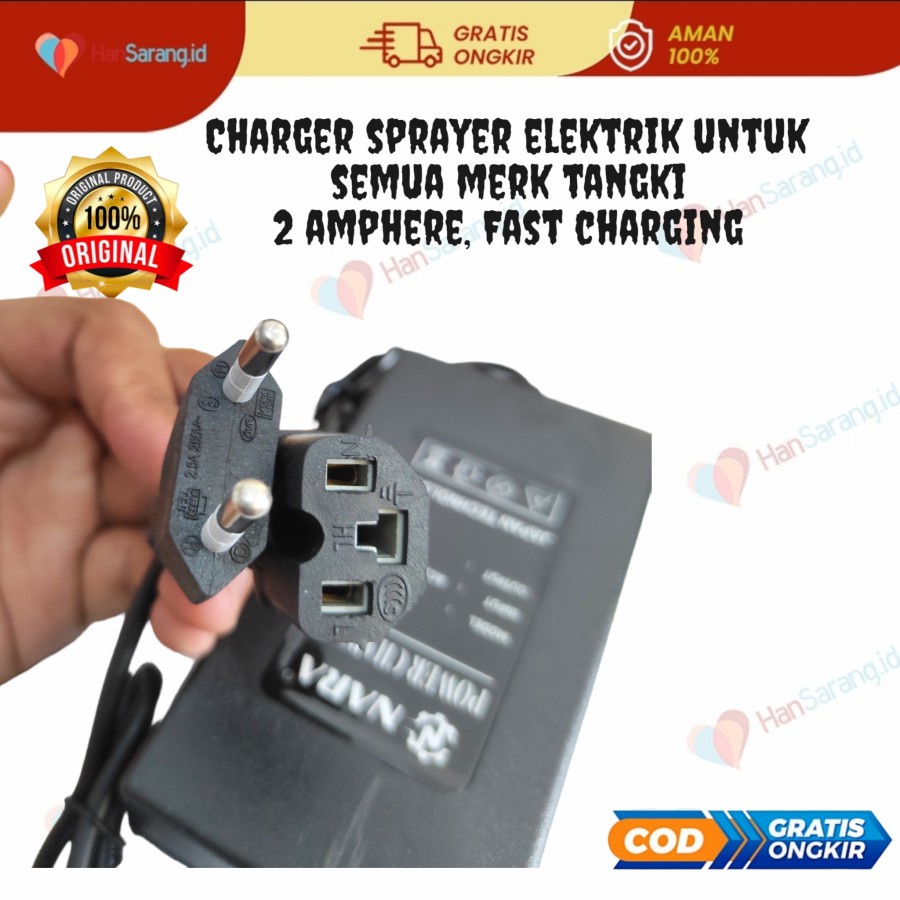 Cas charger Semprotan Tangki Listrik CBA DGW SWAN SAM Nagasaki Miura Robot Daiho