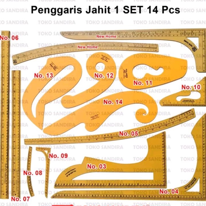 

penggaris tailor jahit