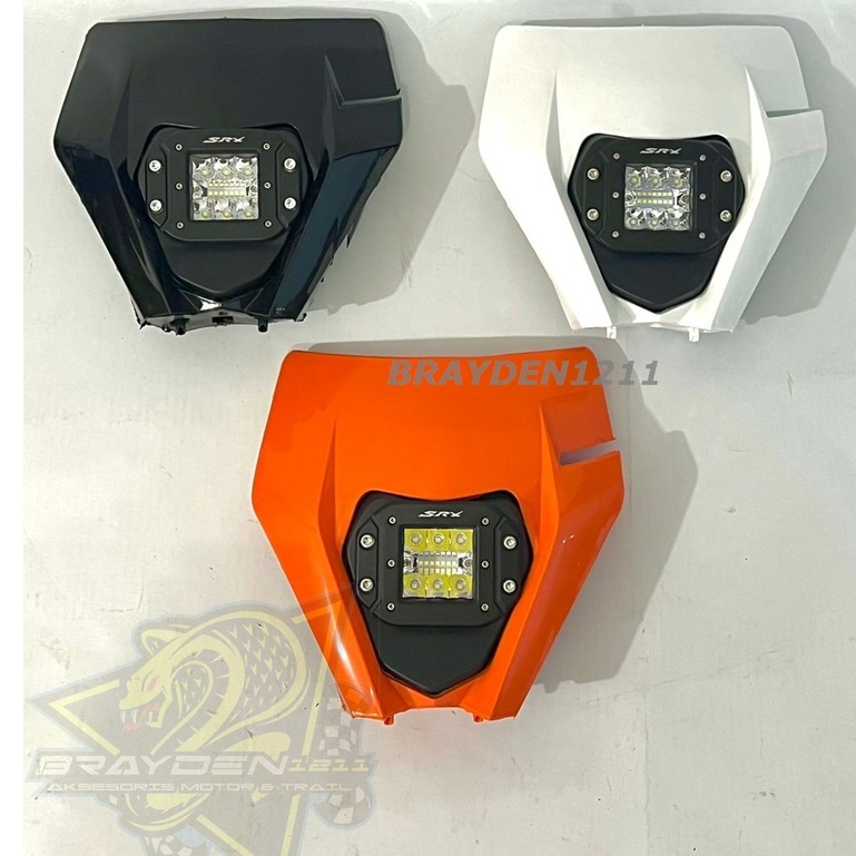 Headlamp ktm 250 / Kedok lampu ktm 250  / Batok lampu ktm250 / lampu ktm 250