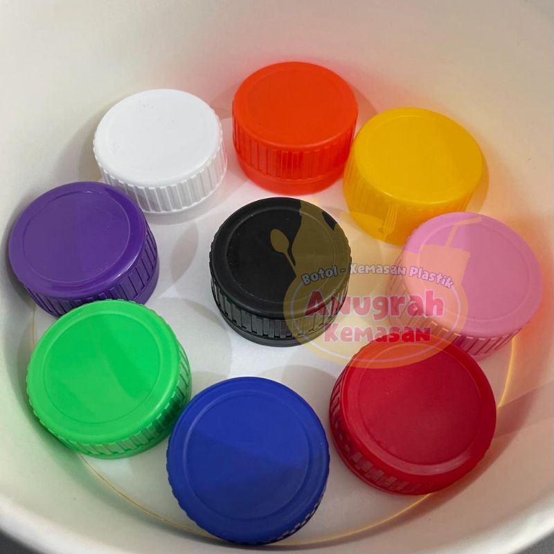 isi 25biji Tutup botol aqua segel / tutup botol plastik longneck