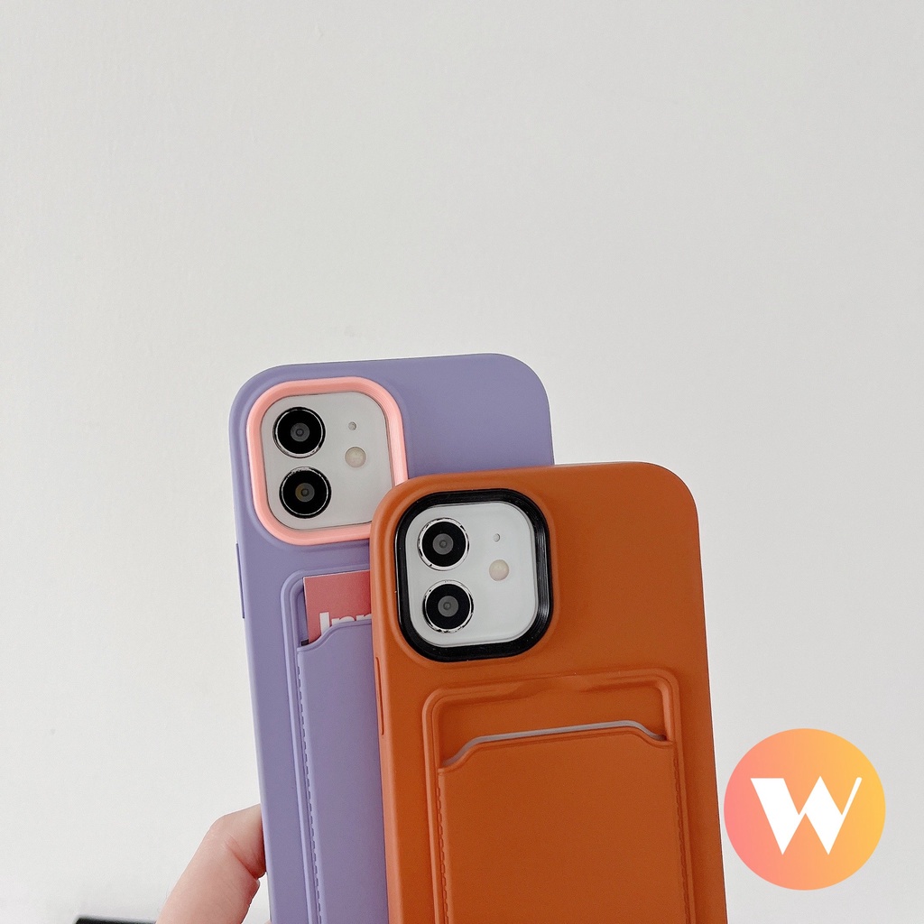 Casing Soft Case Tpu + Dompet Kartu 3 in 1 Untuk iPhone 11 / 7 + / XR / X / XS Max / 7 / 8 / 6 / 6s + / 13 / 14 / 11 / 12 Pro Max / SE 2020