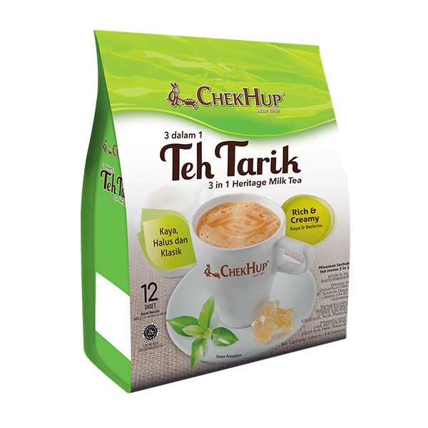 

TERBARU Chek Hup 3 in 1 Teh Tarik Heritage Milk Tea /TEH DIET/TEH PELANGSING/TEH HIJAU/TEH JATI