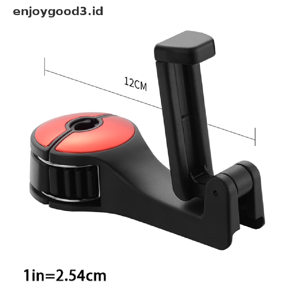 2 in 1 Kait Gantungan Organizer Holder Handphone Mount Sandaran Kepala Jok Mobil