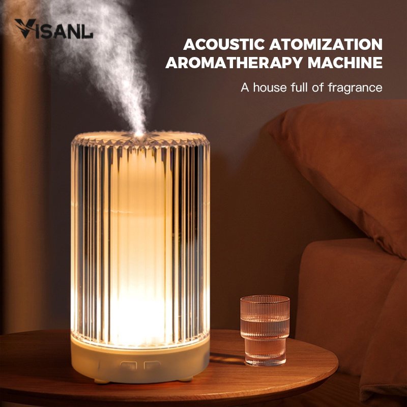 Humidifier Diffuser Air Purifier Aromaterapy Essential Oil Difuser 200ML+ Remote Aromatherapy 7 Color Led