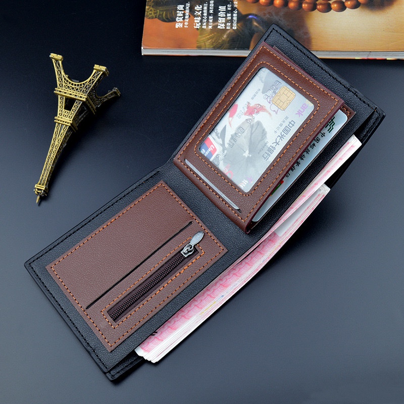 IMPOR DAIQISI 2012-1 DOMPET UANG LIPAT PRIA WANITA MUAT BANYAK ADA TEMPAT KOIN