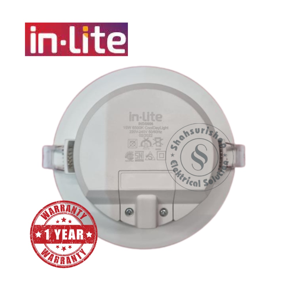 IN-LITE INDS 606 LAMPU SPOT ROUND DOWNLIGHT LED 15 WATT 15W BERGARANSI